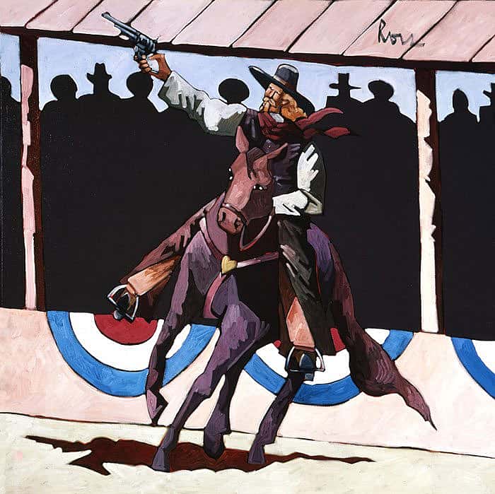 Thom Ross's 'Buffalo Bill Performing,' 2.07.2