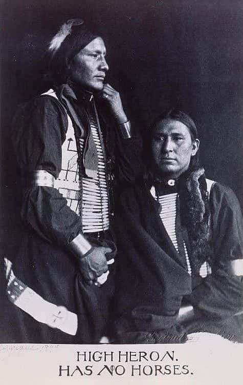 'High Heron/Has No Horses, 1898, by Gertrude Stanton Kasebier. MS 71 Vincent Mercaldo Collection, McCracken Research Library. P.71.816.1