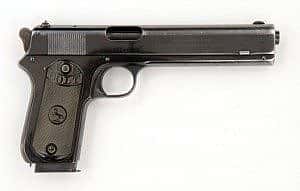 Colt Model 1902 Sporting [Semi-]Automatic pistol, .38 caliber. 2012.9.1