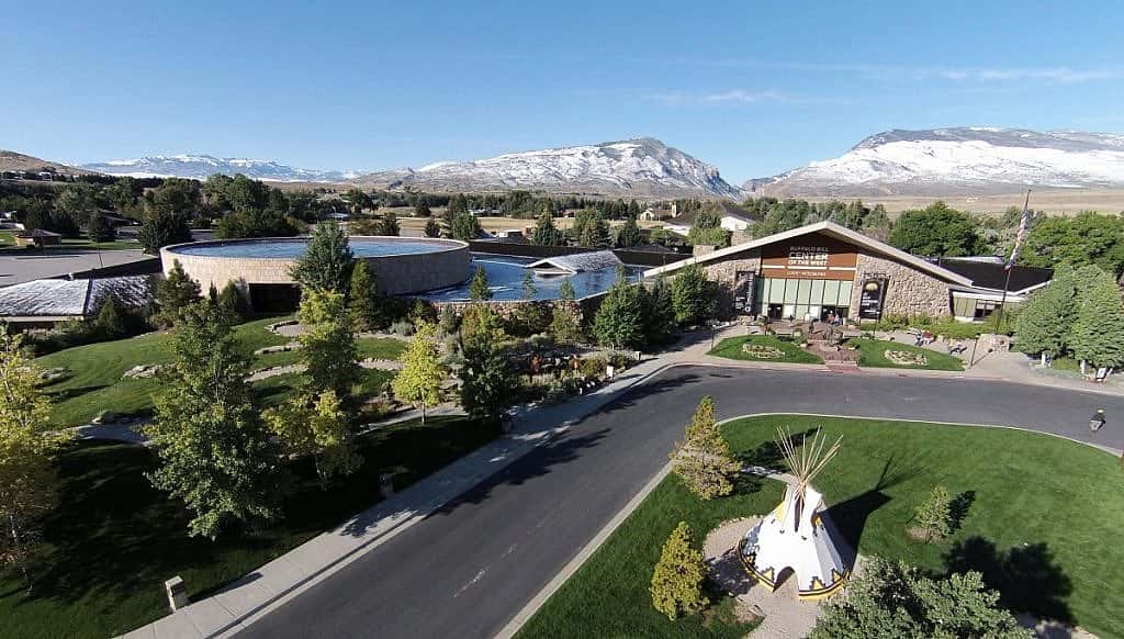 Aerial view of the Buffalo Bill Center of the West
