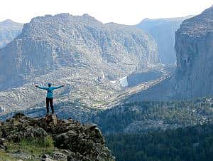 One with nature at high elevation