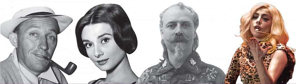 Bing Crosby, Audrey Hepburn, Buffalo Bill, and Lady Gaga. What do they have in common?
