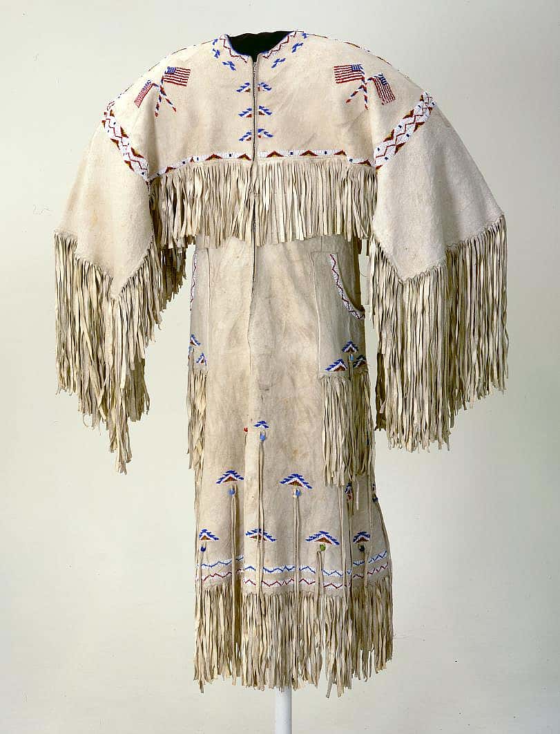 Museum Minute: Lakota American Flag Motif Dress Museum Minute: Lakota American Flag Motif Dress