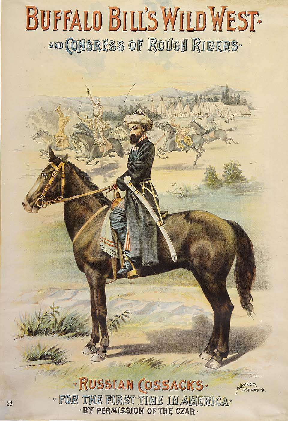 Couverture Vintage Goodwin Weavers - Motif Chevaux Western, Tissée Triple, Style équestre