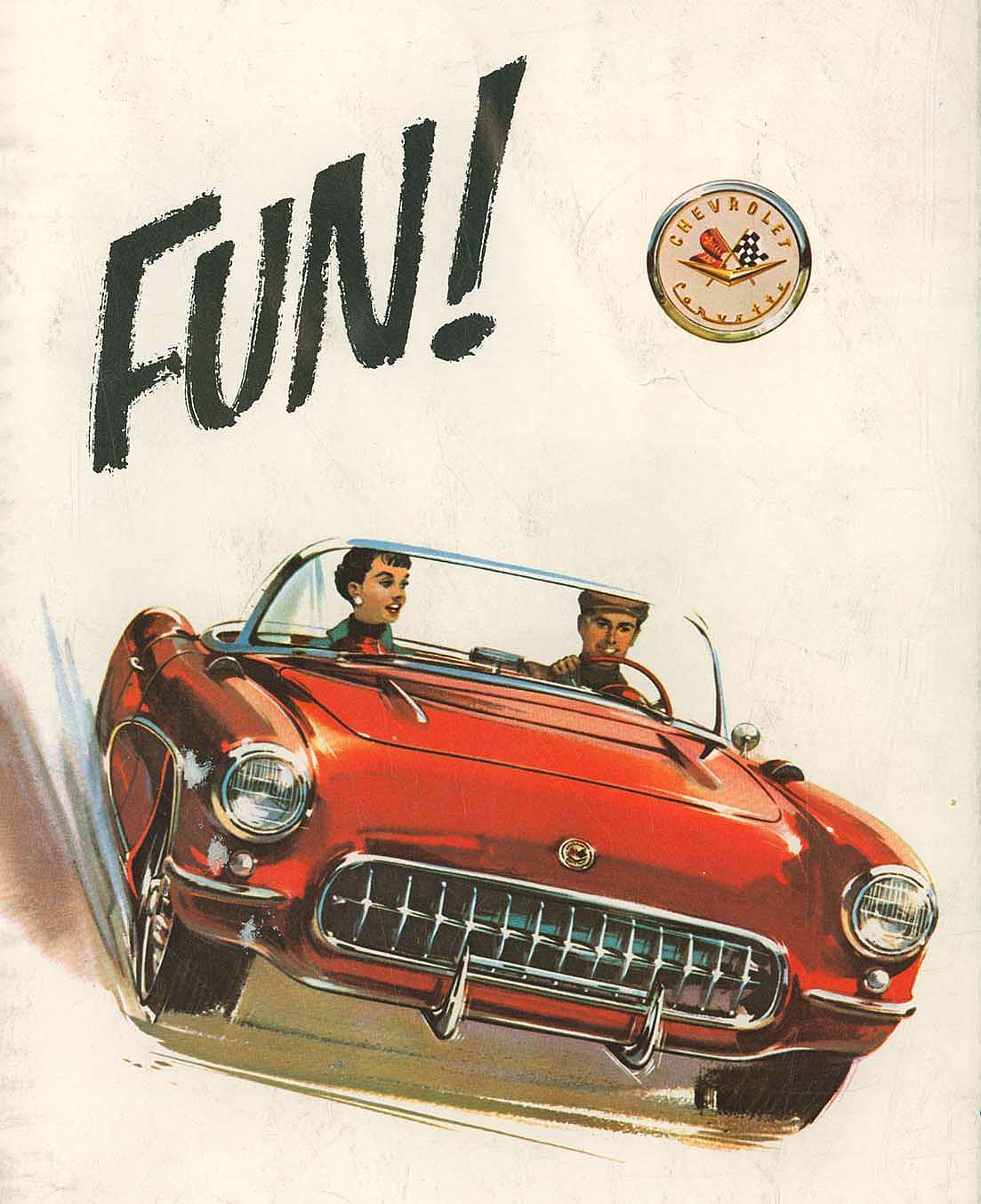 1957 Corvette brochure (detail)