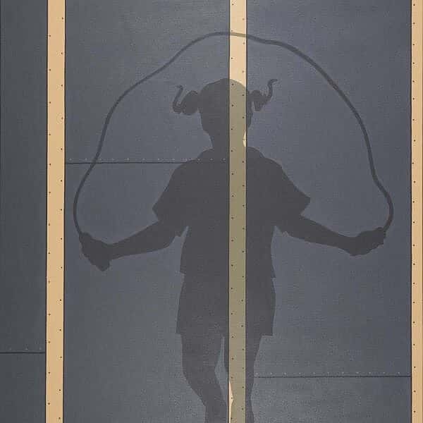 Roger Shimomura (b.) "Shadow of the Enemy," 2006. Acrylic on canvas. 2.24.2
