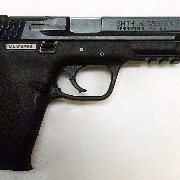 Competitive shooter Julie Golob's Smith & Wesson M&P. L.2019.5.1