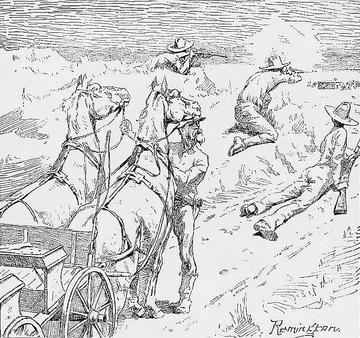 "They Had Exchanged Shots with a Party of Five Indians Near Gill