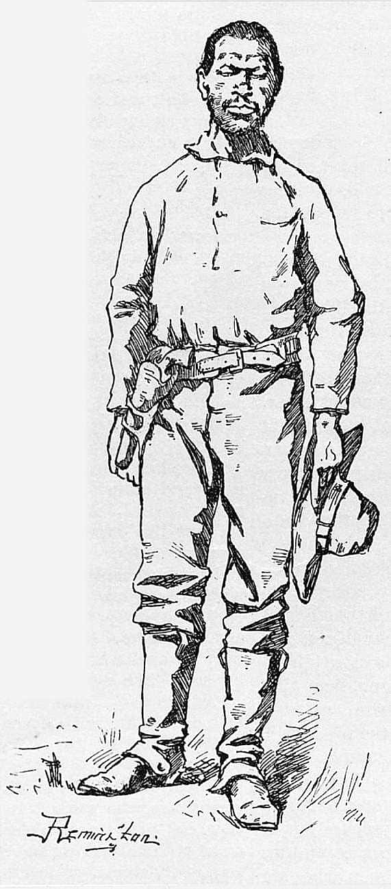 Untitled ("On the Texas Cow-Trail," Joe, camp cook)