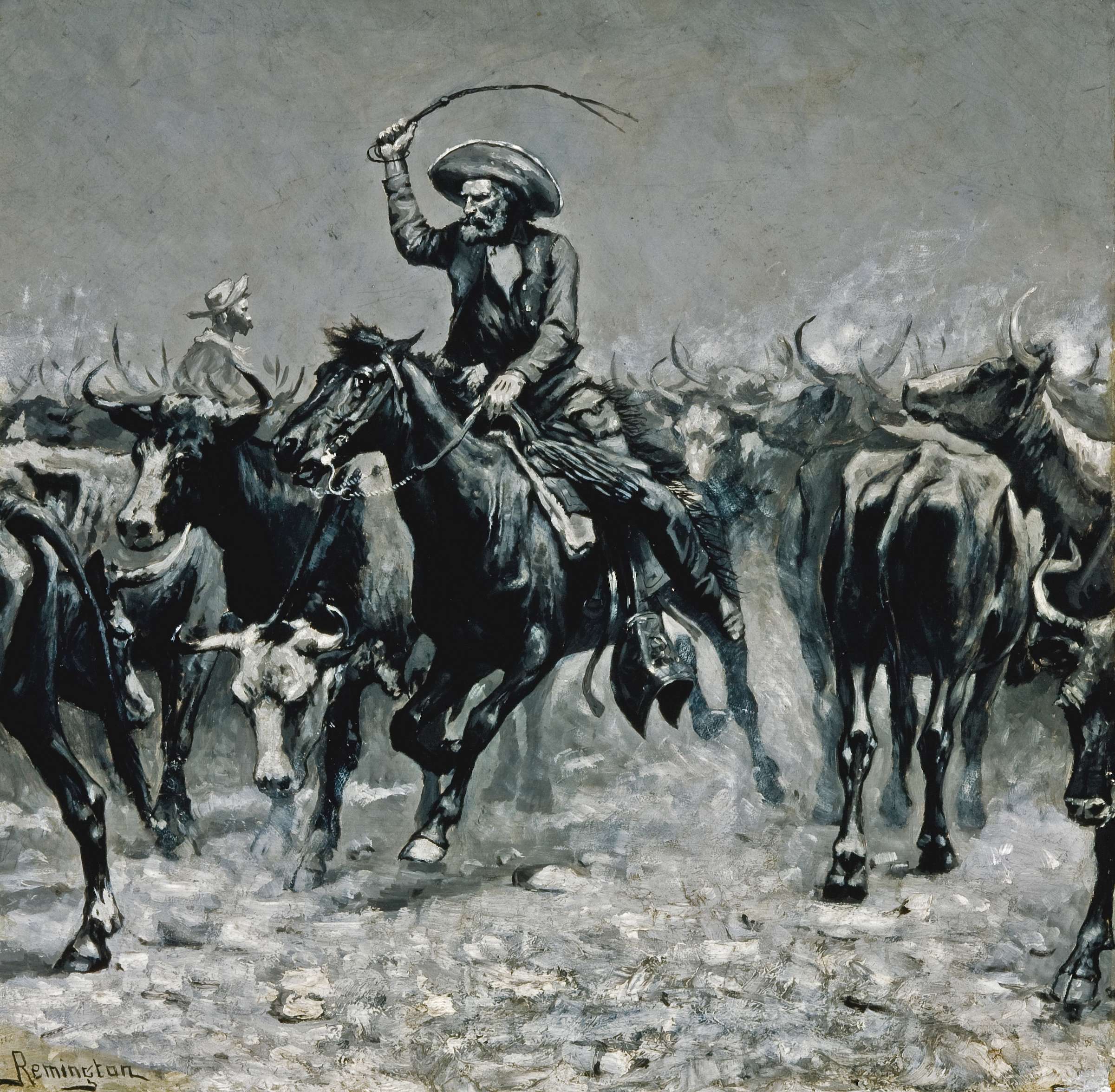 Cutting out a Steer