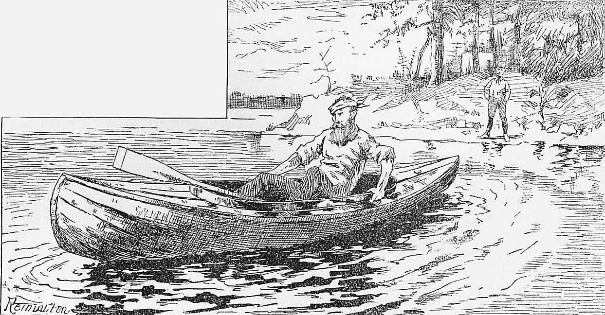 Holdredge Tries to Upset the Canoe