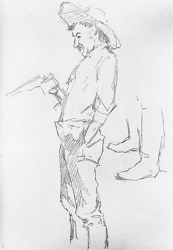 Untitled (Sketch for "Dance Higher- Dance Faster" "Making a Tenderfoot Dance")