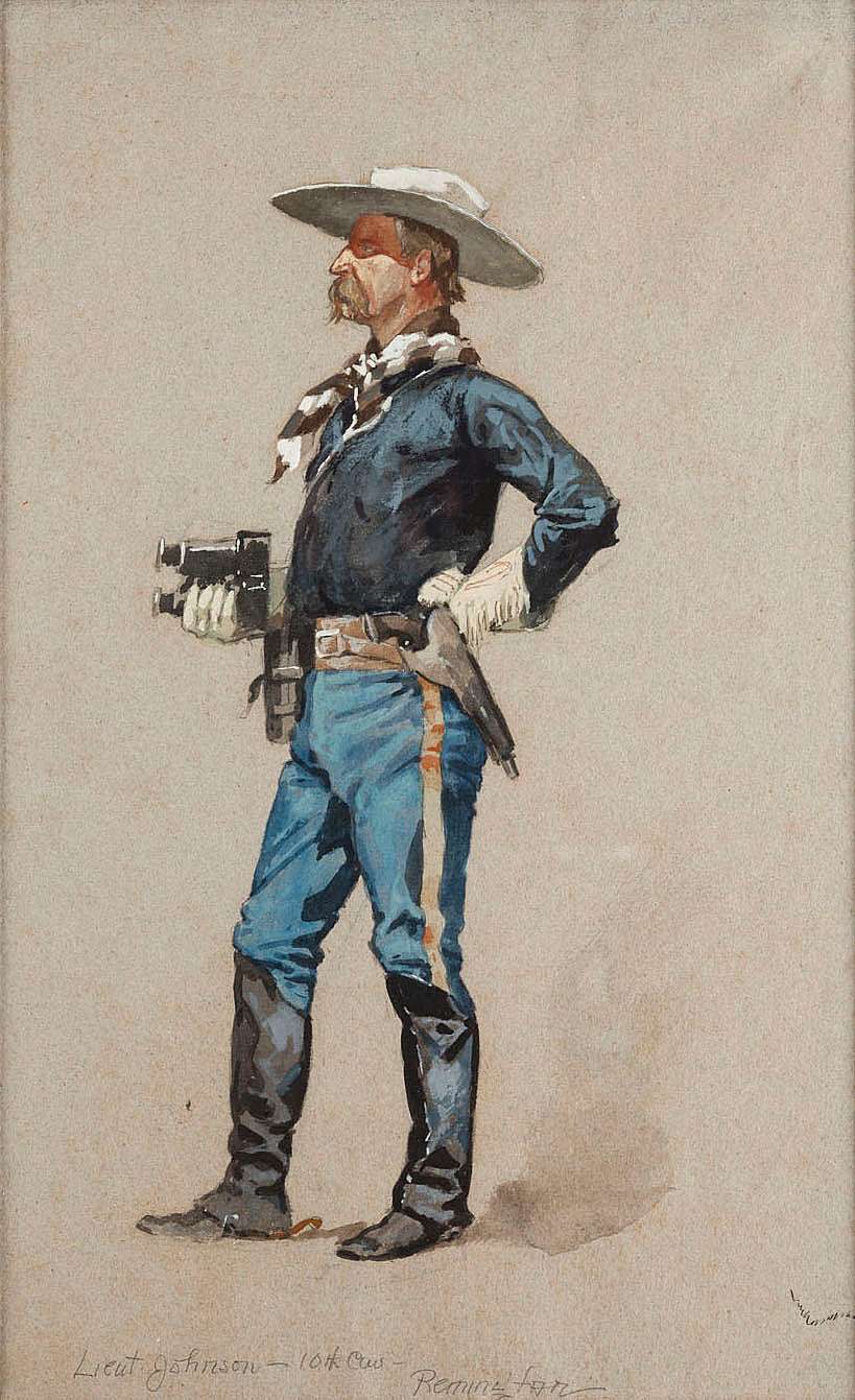 Lieut. Johnson--10th Cav--