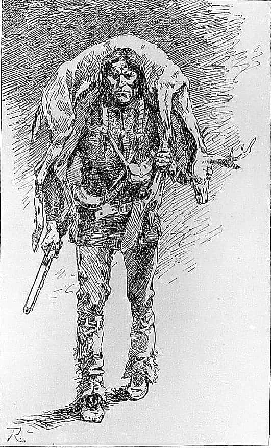 "With a Fat Buck on His Shoulders"