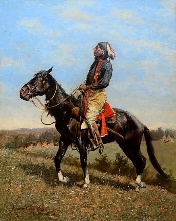 Untitled (Indian on Horse)