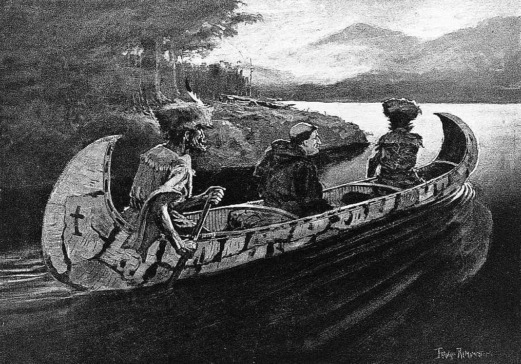 Came the Black-Robe Chief, . . . the Pale-Face, with His Guides and His Companions