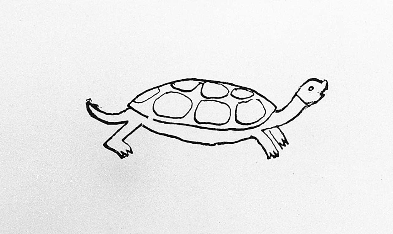 Indian Drawing of a Turtle