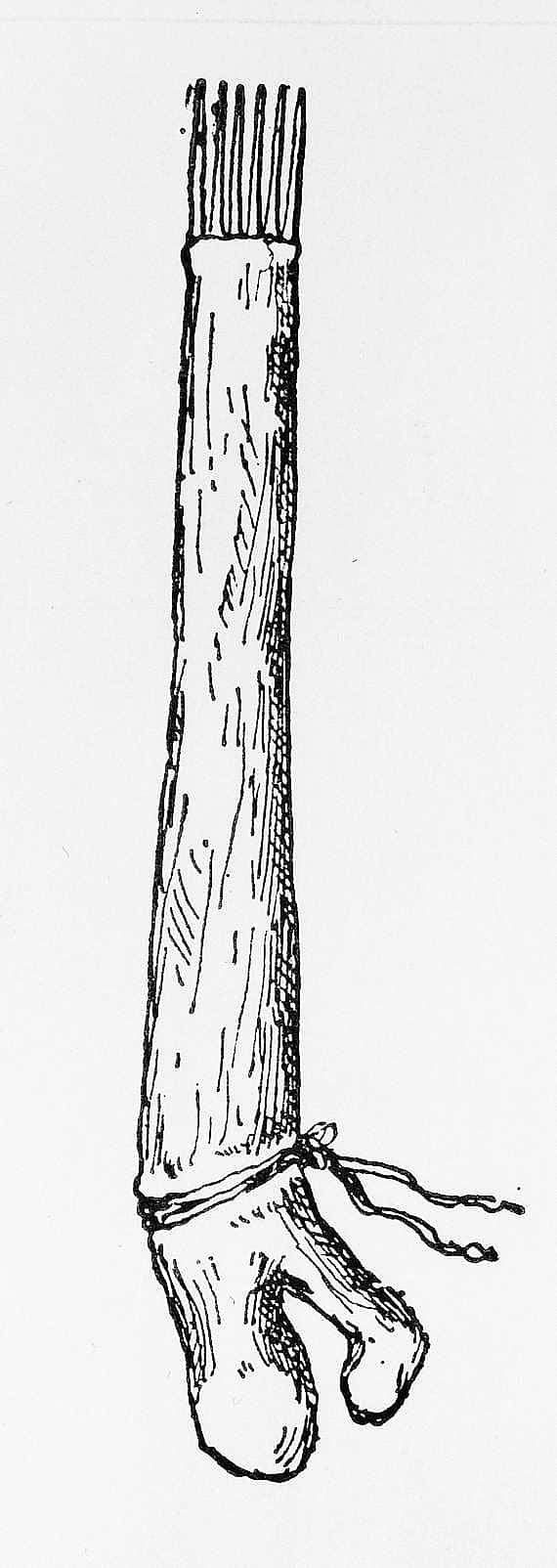 "Webajabe," Used in Dressing Hides, 1889