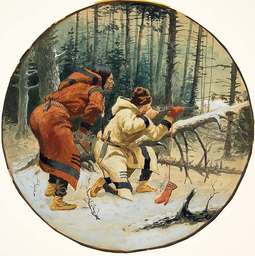 Hunters in Winter