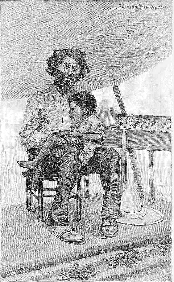 Mexican Vender and Child