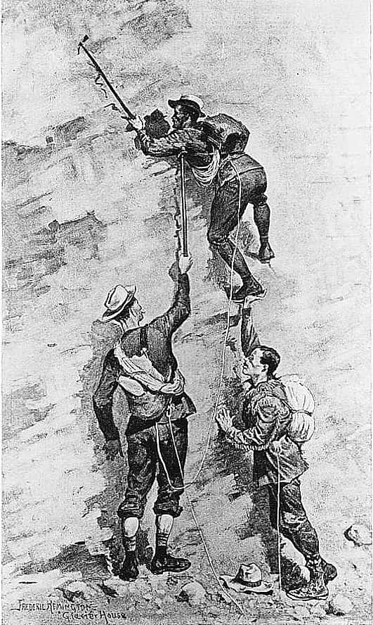 The Ascent of Mount Sir Donald by Members of the Swiss Alpine Club