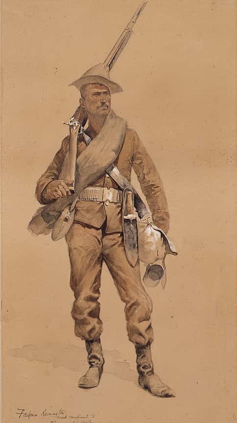 Infantryman in Field Costume