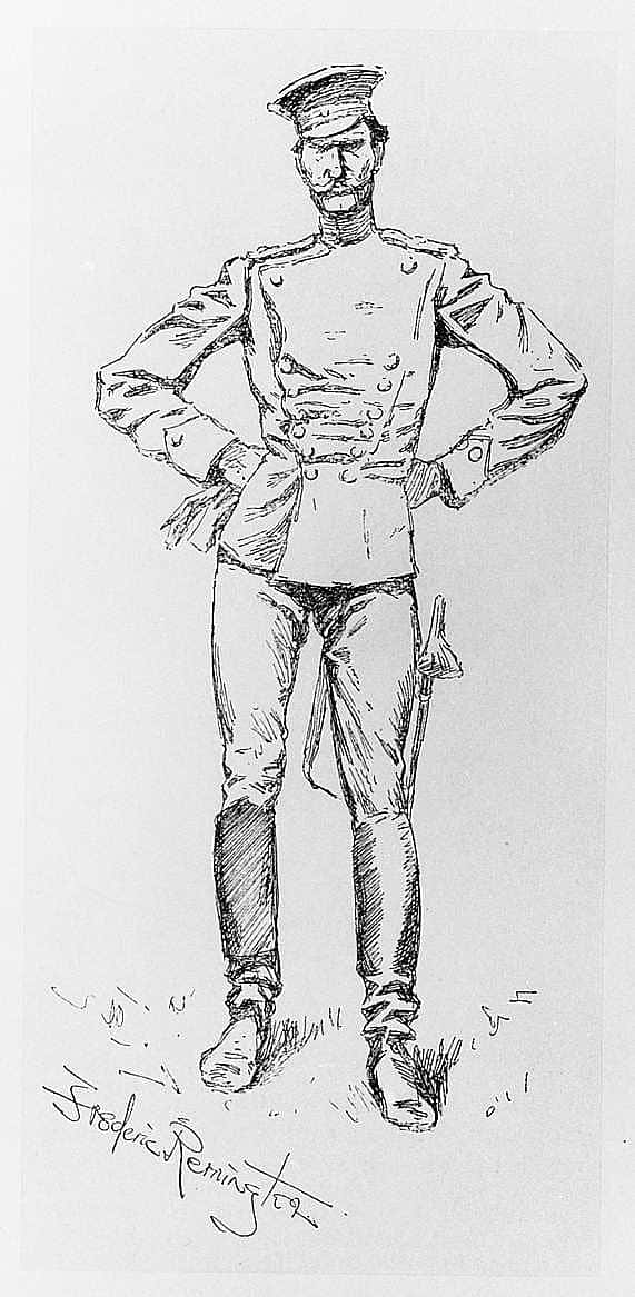 Untitled ("The Military Riding-School of Germany," German officer)
