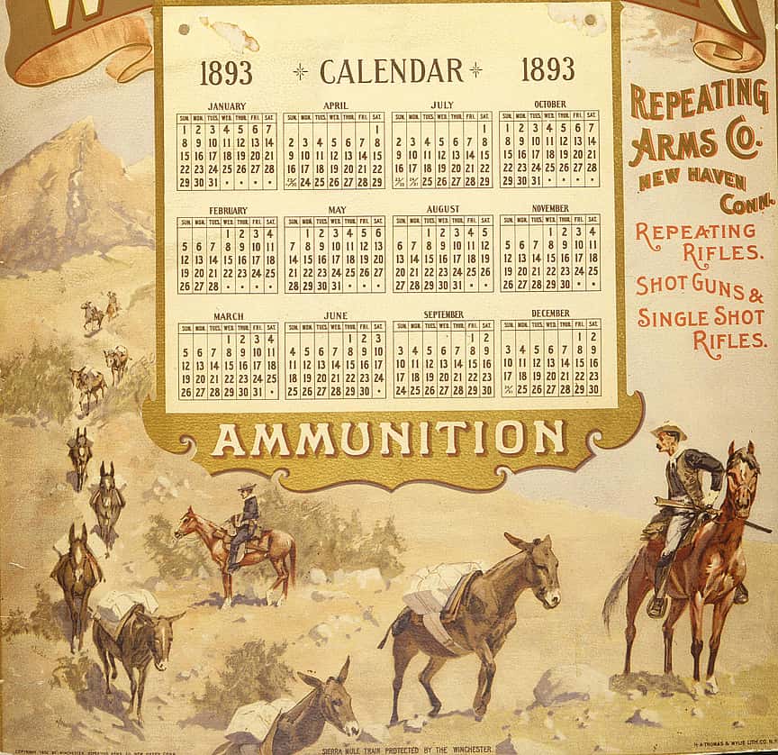 Sierra Mule Train Protected by the Winchester