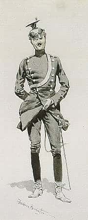 Uhlan Officer in Field Trim