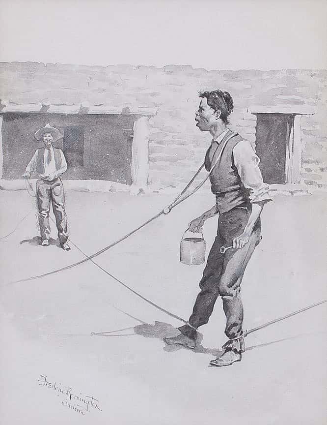 "Puncher Rope Man All Same Horse"