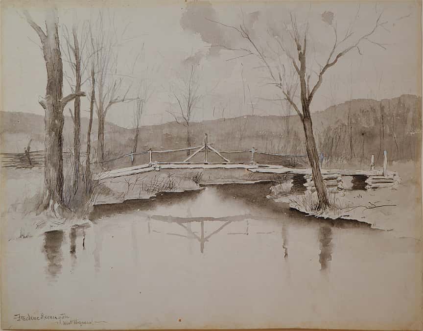 A Foot-Bridge, West Virginia