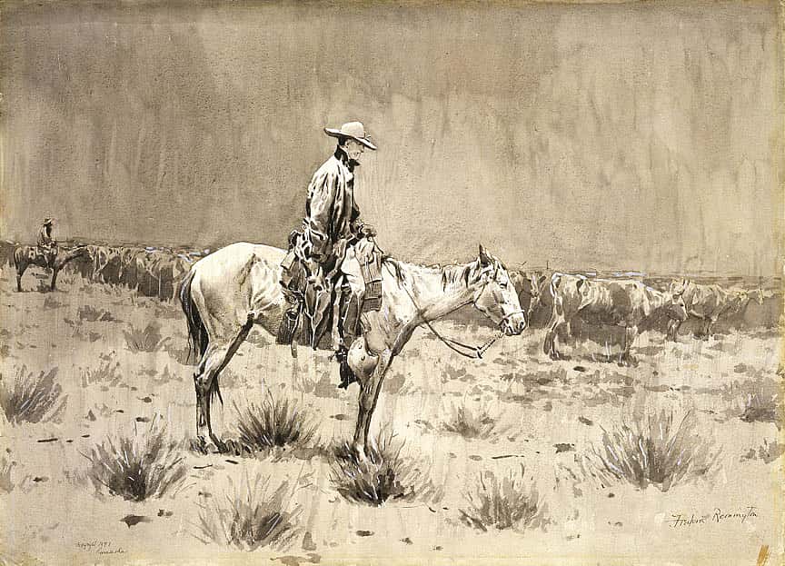 Riding Herd in the Rain