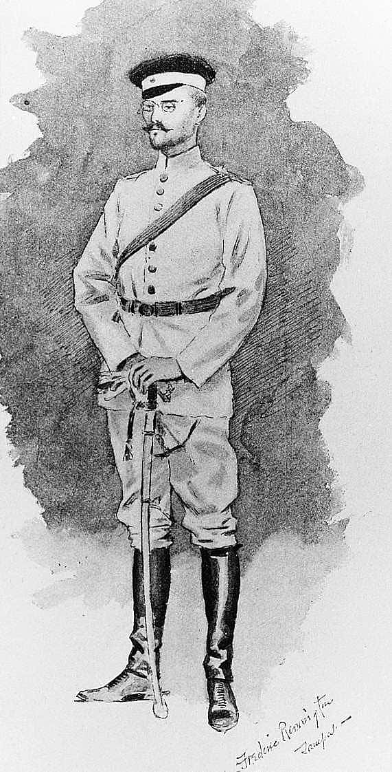 Lieutenant Count A. v. Goetzen, German Military Attache