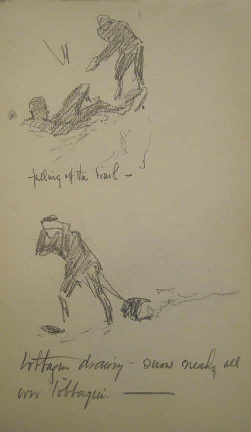 Untitled (Sketch for The White Forest)