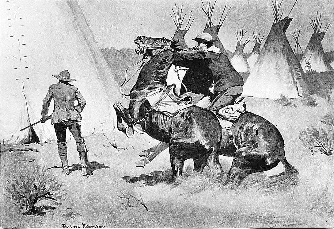 "Todd Was to Sit on His Horse in front of the Tepee, and Hold Mine While I Went In"