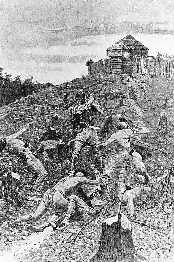 In the Alleghany Mountains: The Retreat to the Blockhouse