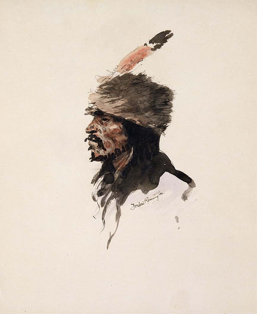 Head of French Canadian Half-Breed