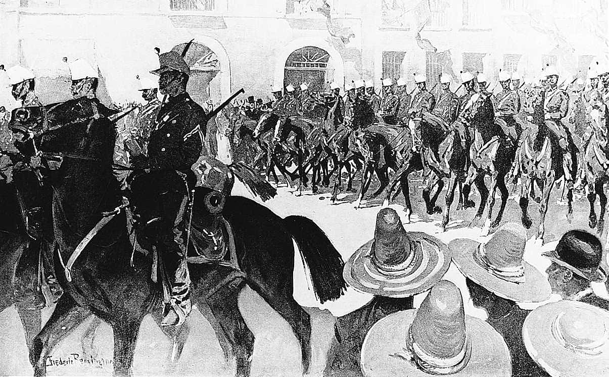 March of the Rurales on Mexico
