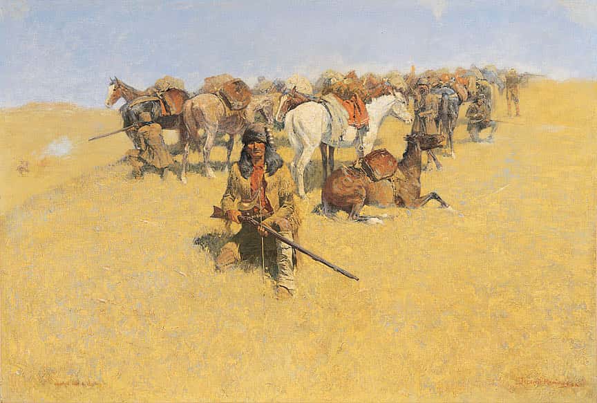 An Old-Time Plains Fight