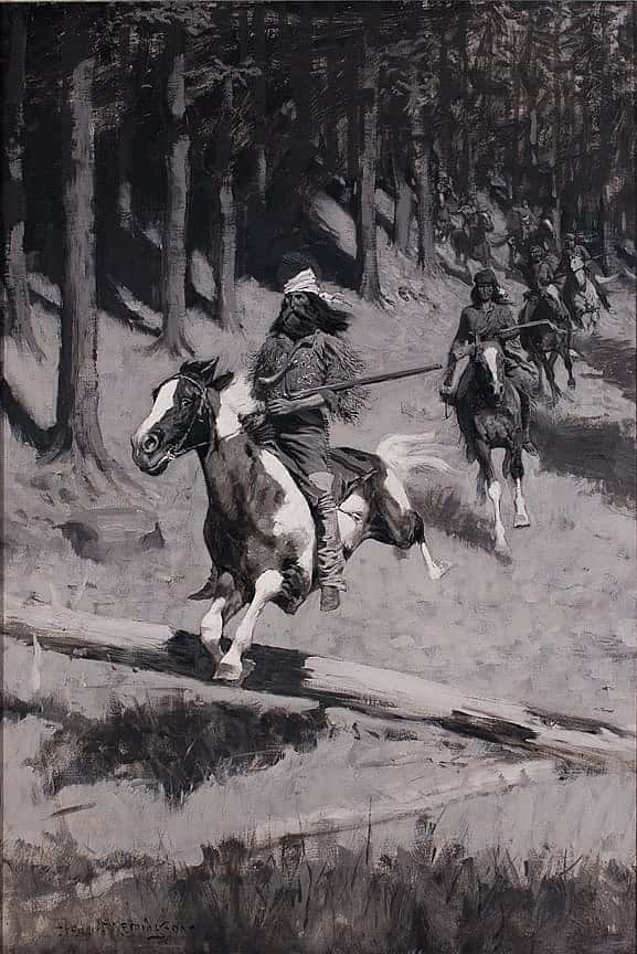 Trappers Going to the Pierre