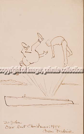 Untitled (Motorboat Cartoon)