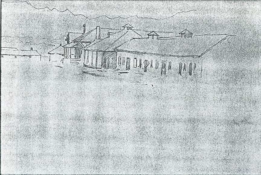 Untitled Sketch (Fort Grant Arizona)