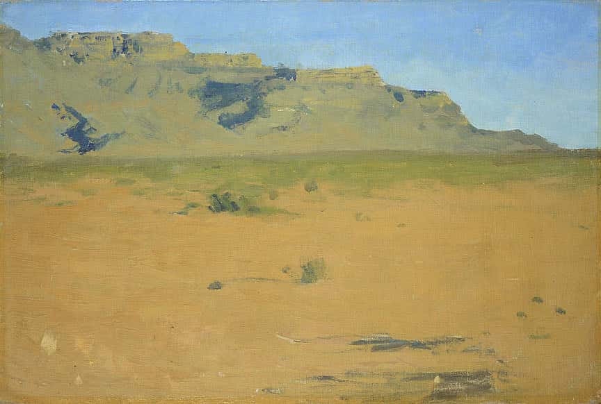Untitled (landscape sketch)