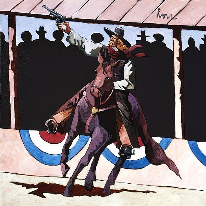 Thom Ross's 'Buffalo Bill Performing,' 2.07.2