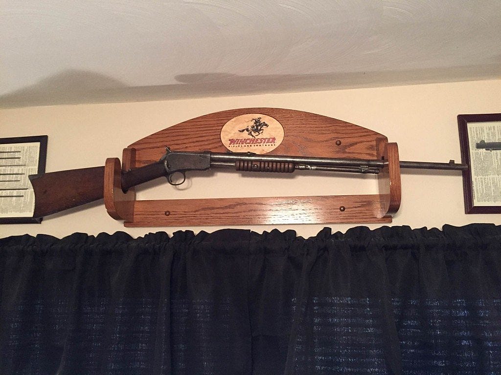Winchester Model 1890, SN 576114, belongs to Ryan Hodges