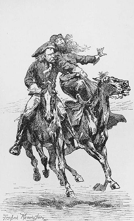 A Suspended Equestrienne