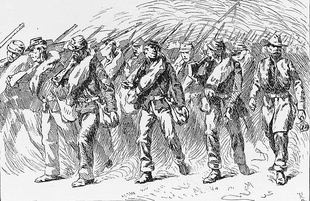 On the March
