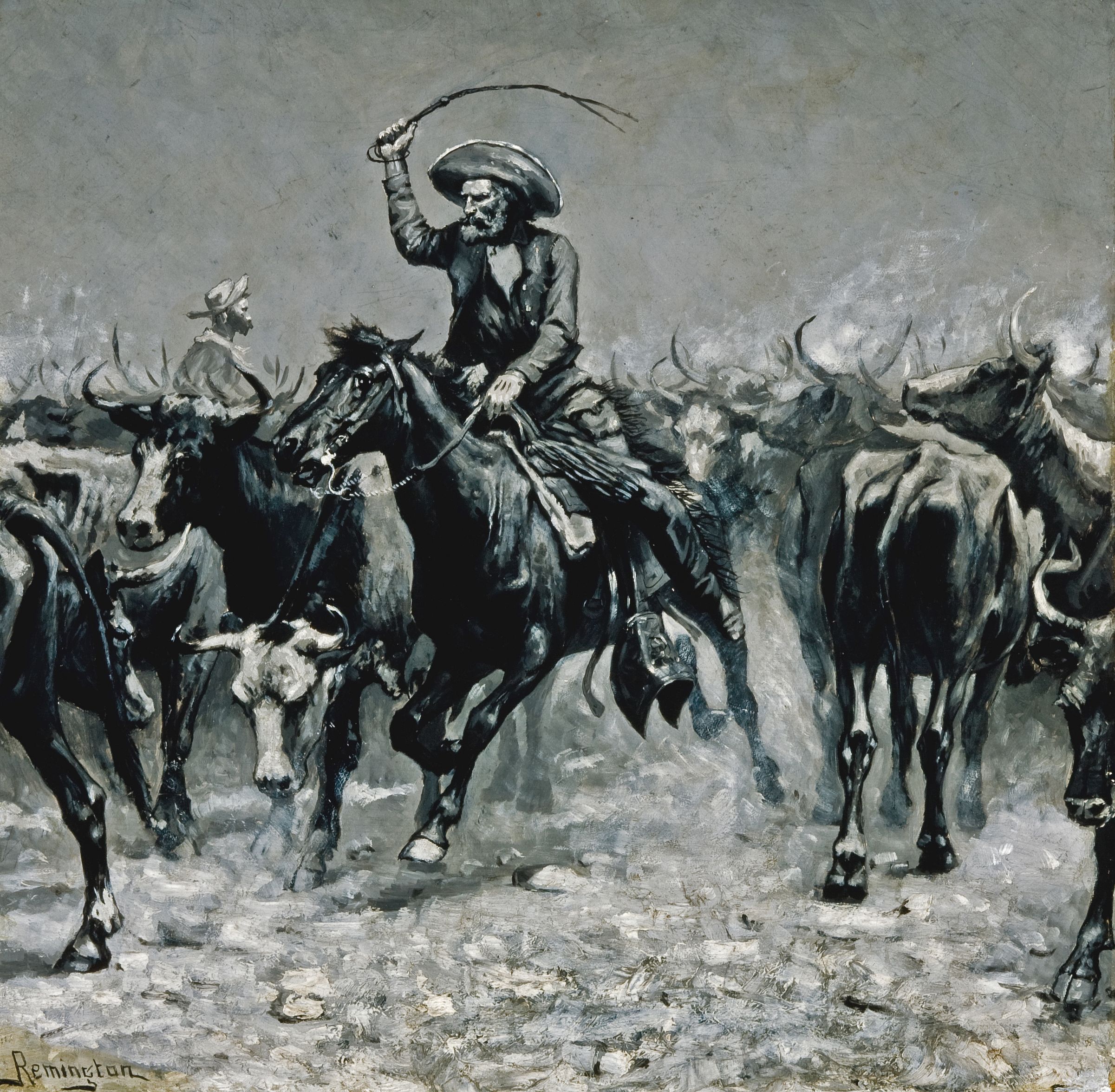 Cutting out a Steer