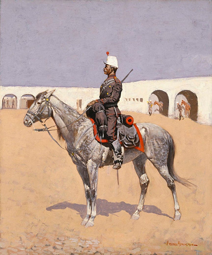 Cavalryman of the Line, Mexico