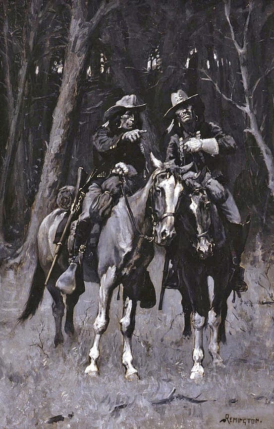 Cheyenne Scouts Patrolling the Big Timber of the North Canadian, Oklahoma